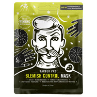 BARBER PRO Blemish Control Sheet Mask - 100% Biodegradable Front
