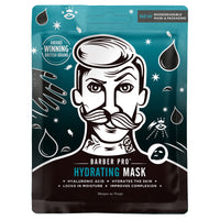 BARBER PRO Hydrating Face Sheet Mask - 100% Biodegradable Front