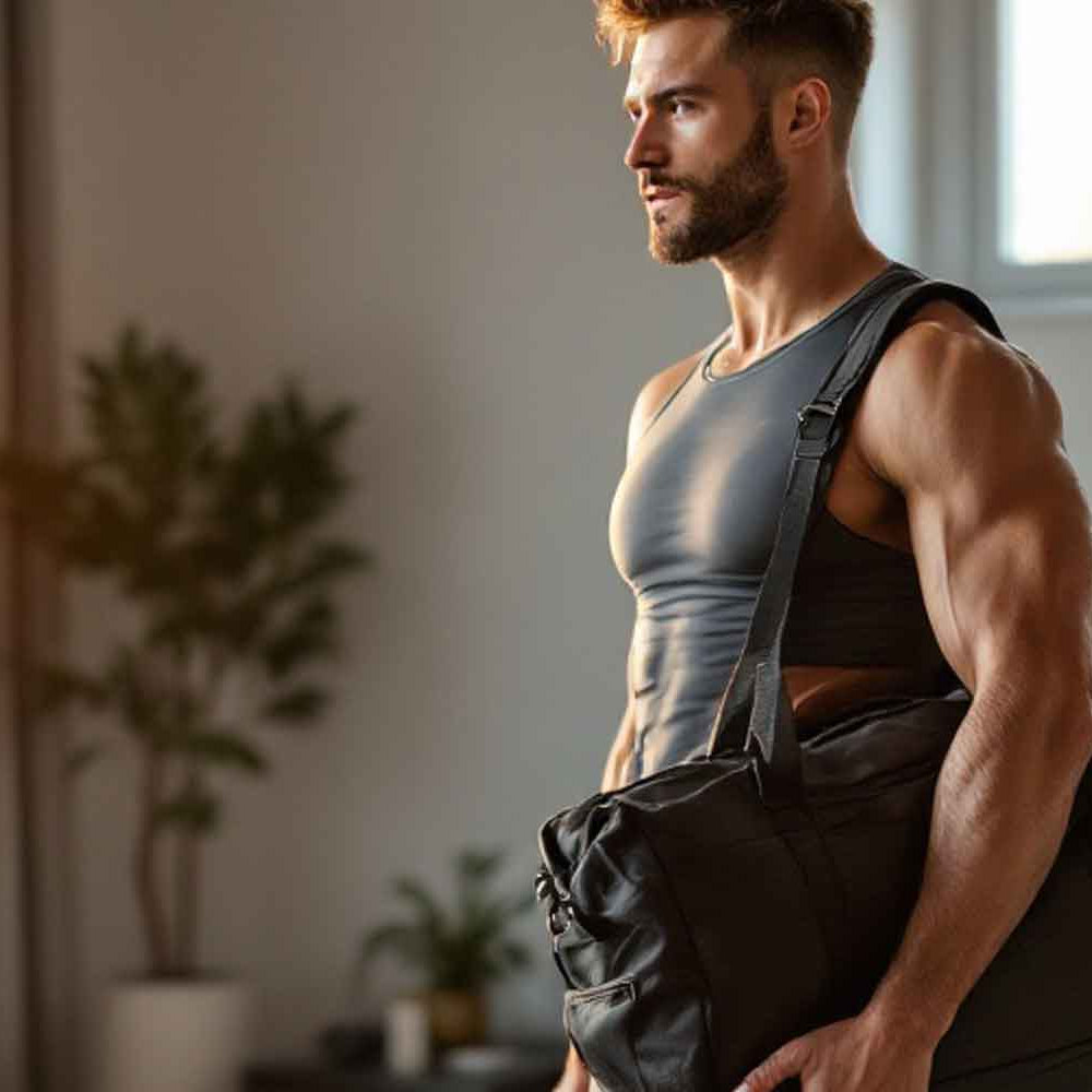 the-modern-gentleman-athletic-businessman-preparing-his-morning-routine-with-gym-bag-and-premium-grooming-products