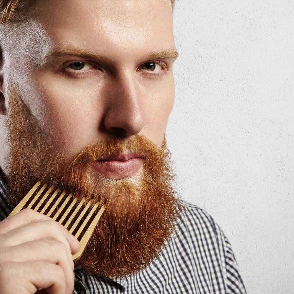 the-modern-gentleman-portrait-of-young-attractive-man-combing-his-beard