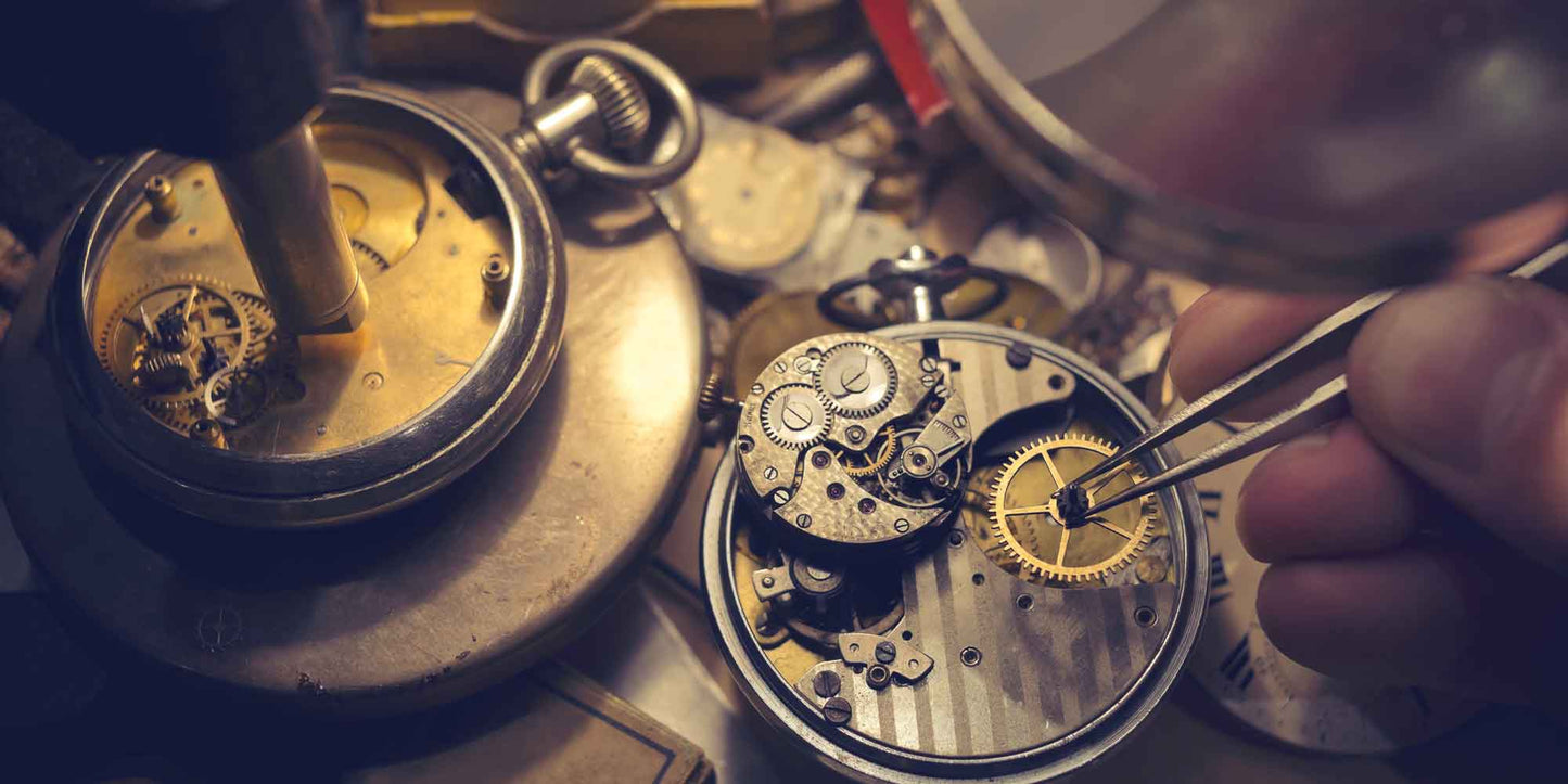 watch-makers-craftmanship-repairing-vintage-watch
