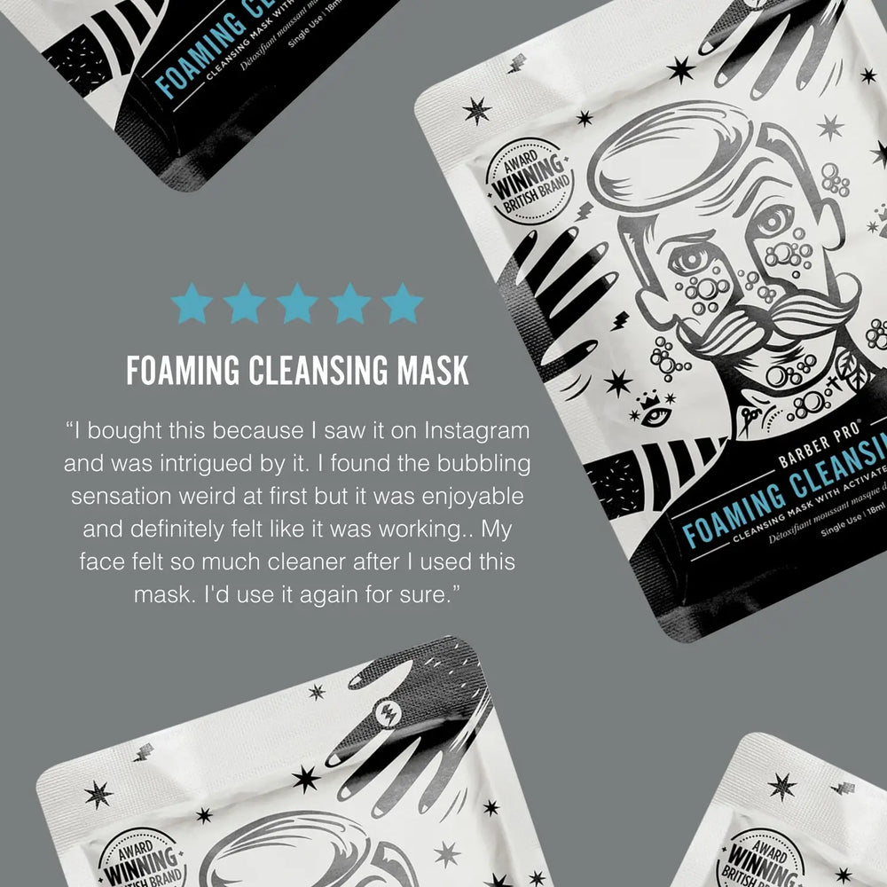 
                  
                    BARBER PRO Foaming Cleansing Mask Review
                  
                