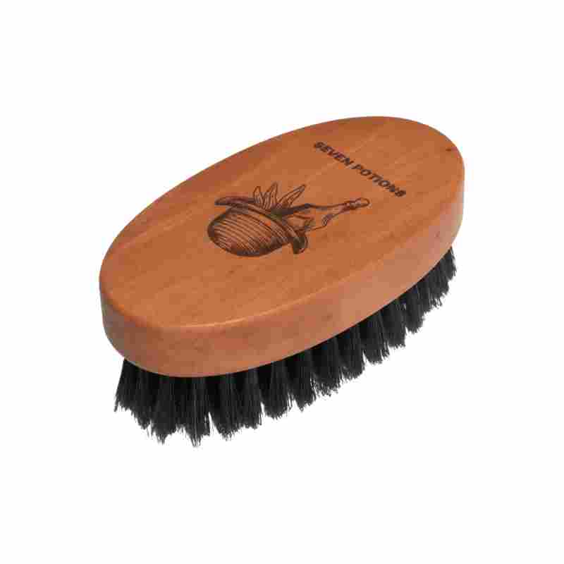 
                  
                    Seven Potions Beard Brush - Oval Shaped Pear Wood With Natural Bristles
                  
                